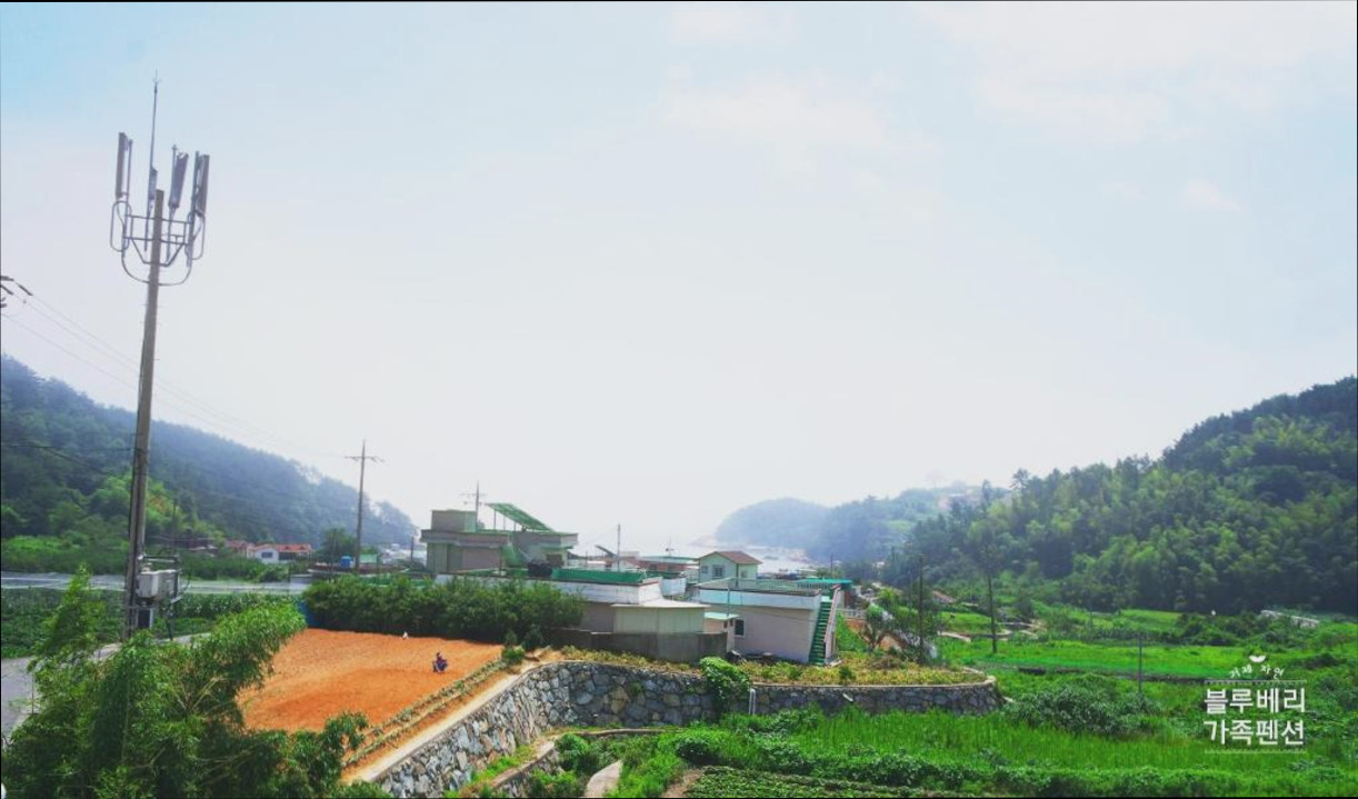 (이미지설명: 블루베리 펜션 - 주변 관광지 안내사진)