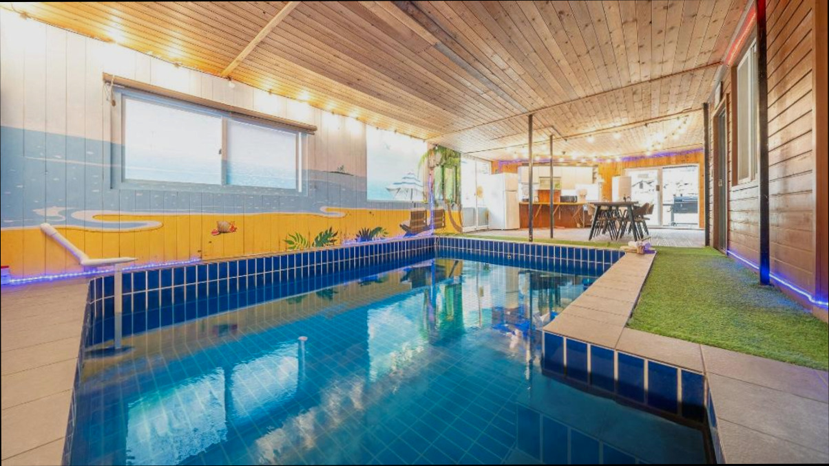 (이미지설명: Cheongdo Ellago pool villa Pension - 객실 안내사진)