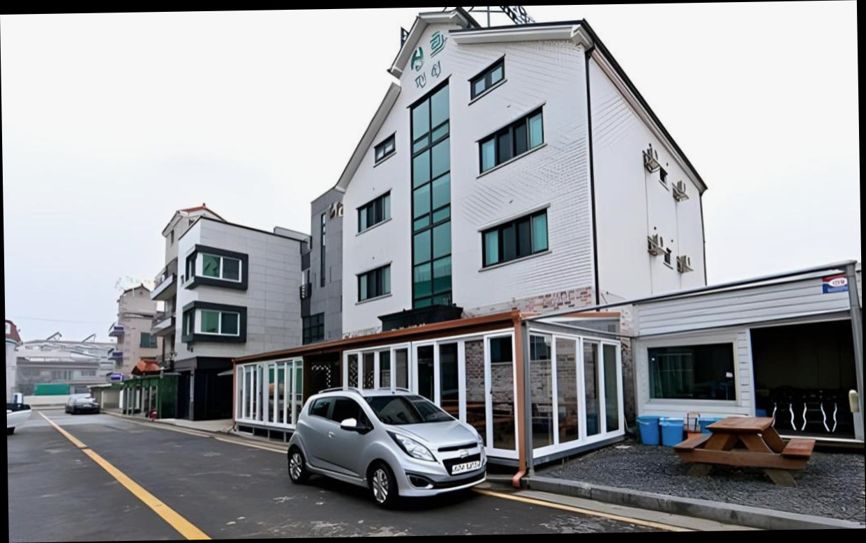 (이미지설명: 대천 신화 펜션 - 호텔 둘러보기 안내사진)