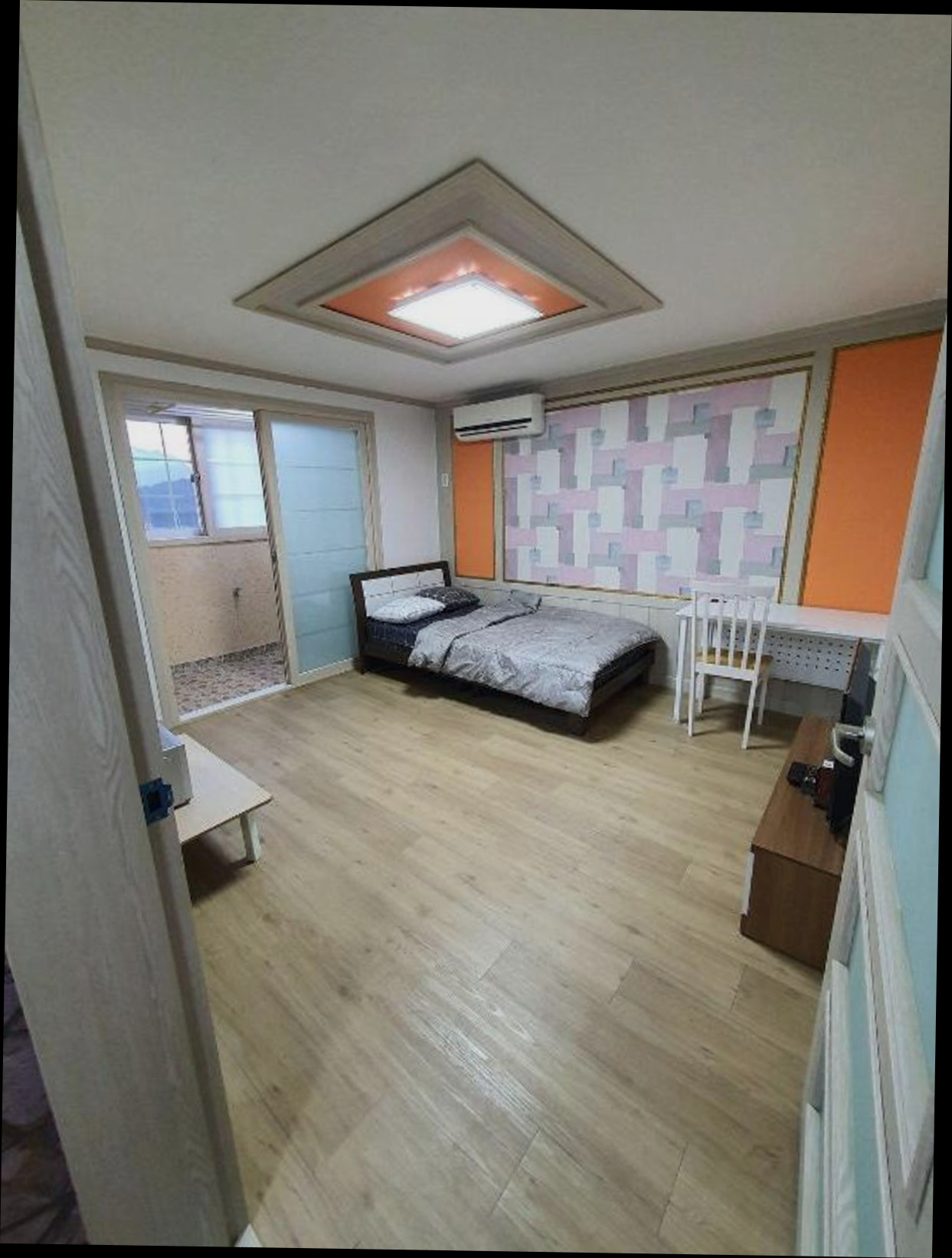 (이미지설명: 공단동의 아파트먼트 (46m², 침실 2개, 프라이빗 욕실 1개) - 예약 꿀팁 안내사진)