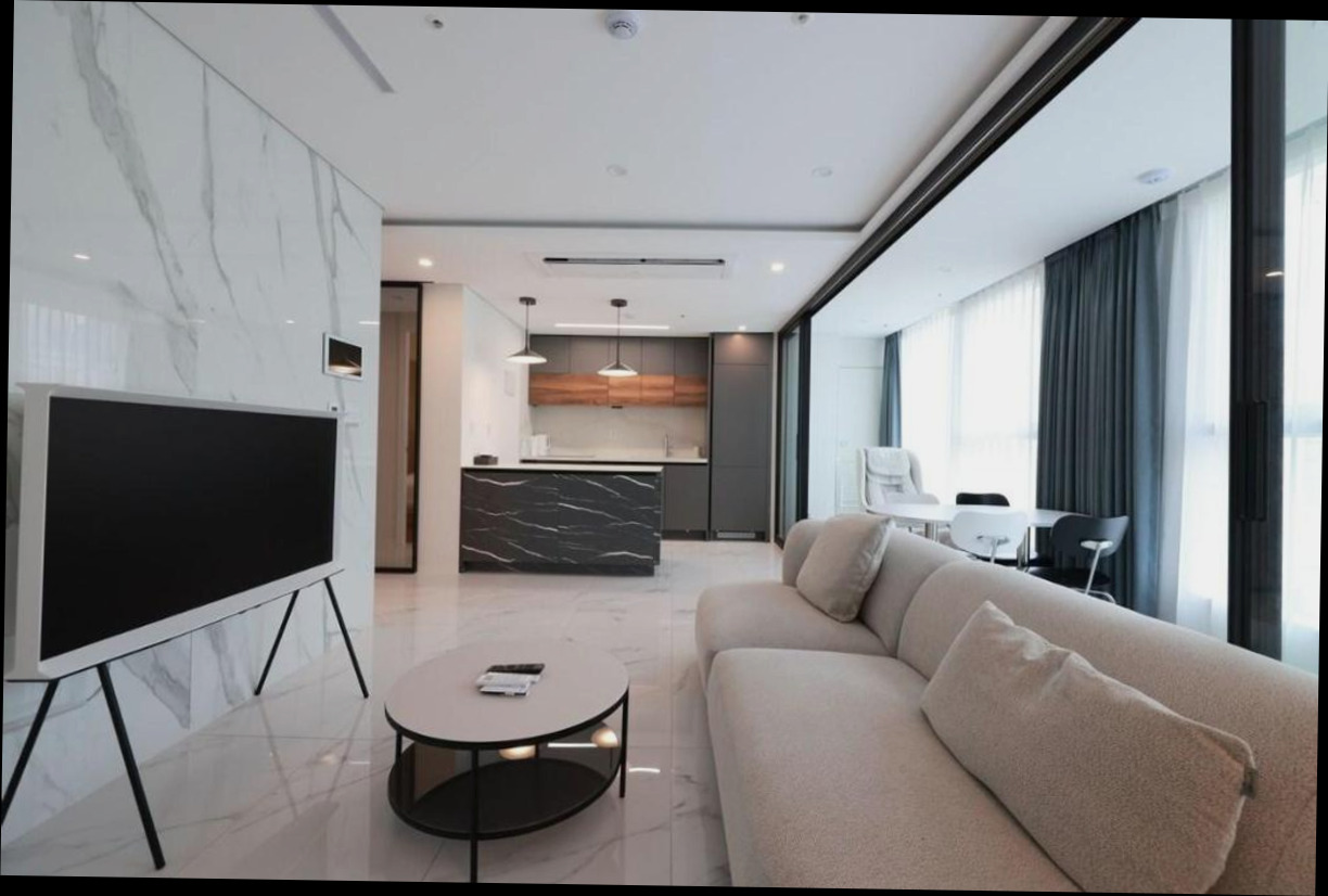 (이미지설명: 강남의 아파트먼트 (60m², 침실 2개, 프라이빗 욕실 1개) - 객실 상세 리뷰 안내사진)