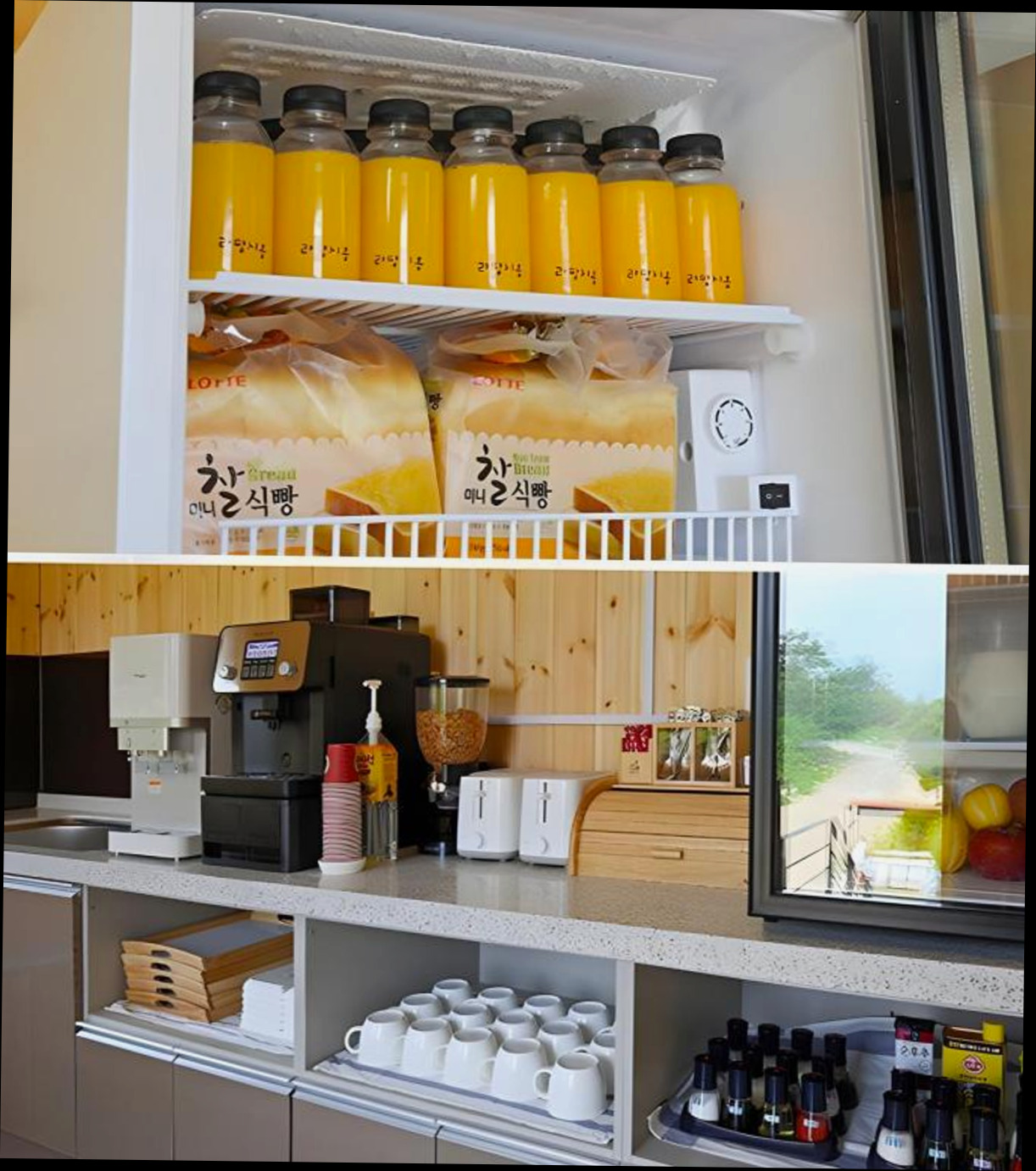 (이미지설명: 경주 라팡시옹 펜션 - 전경 안내사진)