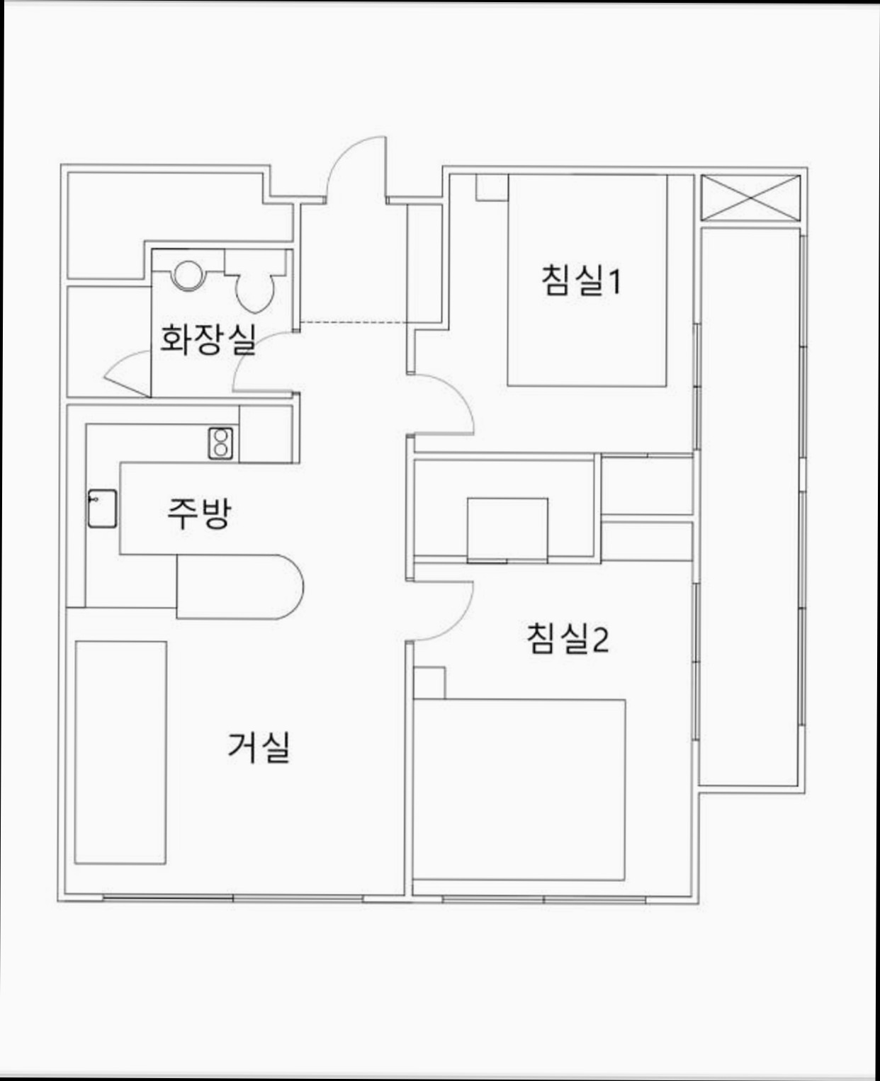 (이미지설명: 송도의 아파트먼트 (94m², 침실 2개, 프라이빗 욕실 1개) - 예약 꿀팁 안내사진)