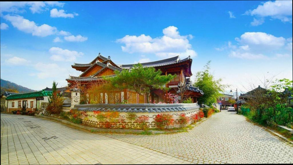 (이미지설명: 귀거래사 한옥 펜션 - 갤러리 안내사진)