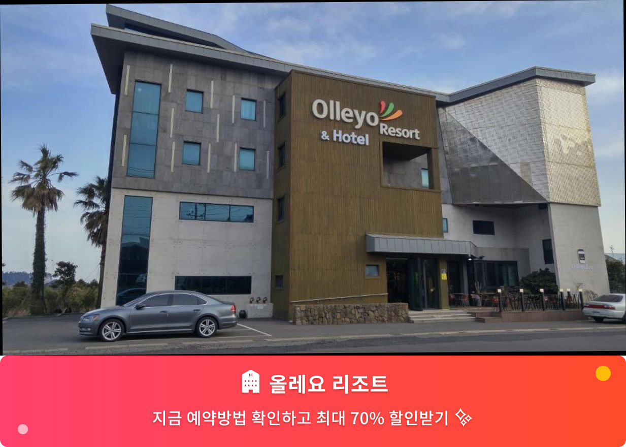 (이미지설명: 올레요 리조트 - 메인 안내사진)