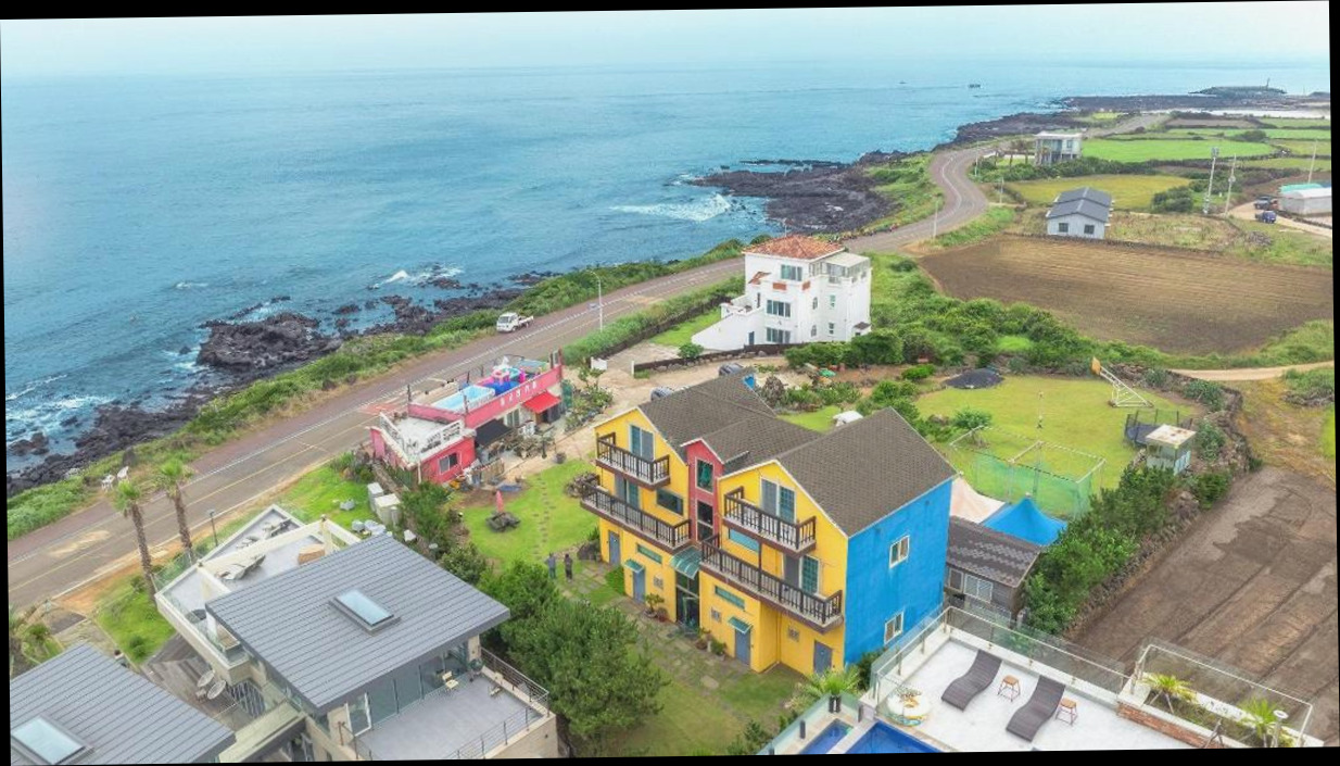 (이미지설명: 제주 키즈 앤 돌핀 펜션 - 편의시설 및 서비스 안내사진)