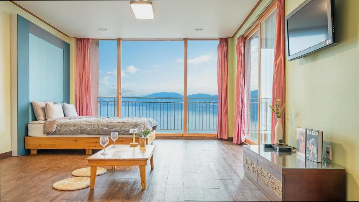 (이미지설명: Daebudo green beach Pension - 전경 안내사진)